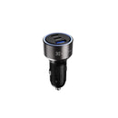 Klip Xtreme KCC-060 - Car power adapter - 60 Watt - 2 x 24 pin USB-C