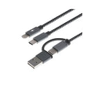 Xtech - USB cable - USB Type A or C - Micro USB or Lightning and USB