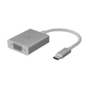 Xtech - Display adapter - USB Type C - VGA - Aluminum silver - XTC-552