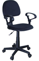 Computer Chair w/ Arm Rest (Black)