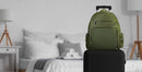 Klip Xtreme - Notebook carrying backpack - 13" - Green - Water repellent KNB-755
