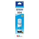 Epson 504 - 70 ml - cián - original - recarga de tinta - para EcoTank