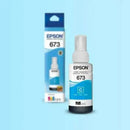 Epson T673 - Cián - original - recarga de tinta - para Epson L1800