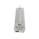 Forza - Surge protector - AC 110/220 V - 11 Tomas de Corriente - NEMA 3USB 5ft WH