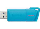 Kingston - USB flash drive - USB 3.2 Gen 2 - NEON Aqua Blue
