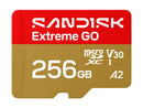 SanDisk - Flash memory card - Extreme Go microSD UHS-I 256GB