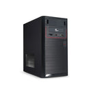 Xtech - Desktop - Micro ATX - All black - pc case 600W ps logo