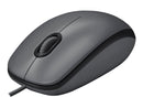 Logitech M90 - Ratón - diestro y zurdo - óptico - cableado - USB