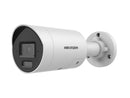 Hikvision 4MP Cámara de red bullet fija inteligente híbrida Acusense