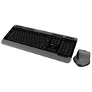 Klip Xtreme - Keyboard and mouse set - Spanish - Wireless - 2.4 GHz