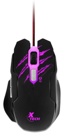 Mouse para Gaming Xtech XTM-610 Lethal Haze - Resolución ajustable de