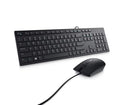 Dell - KM300C - Keyboard and mouse set - Spanish - Wired - USB - Black