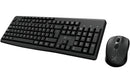Xtech - Keyboard and mouse set - Wireless - Spanish - USB - Black