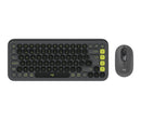 Logitech - Pop Icon Combo - Keyboard and mouse set - Spanish - Graphite