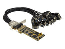 StarTech.com Tarjeta Adaptador Serie PCI Express de 16 Puertos RS232