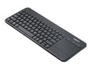 Logitech Wireless Touch Keyboard K400 Plus - Teclado - con panel t‡ctil