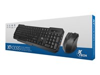 Xtech XTK-309S - Juego de teclado y rat—n - inal‡mbrico