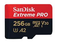 SanDisk Extreme Pro - Tarjeta de memoria flash (adaptador microSDXC a SD Incluido) - 256 GB