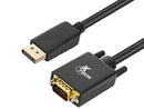 Xtech - DisplayPort / VGA Cable - Black