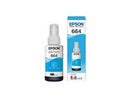 Botella de tinta T664 color cian original – Epson