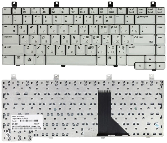 Teclado HP ZV500