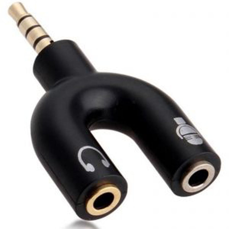 Adaptador de audio + Microfono 3.5mm