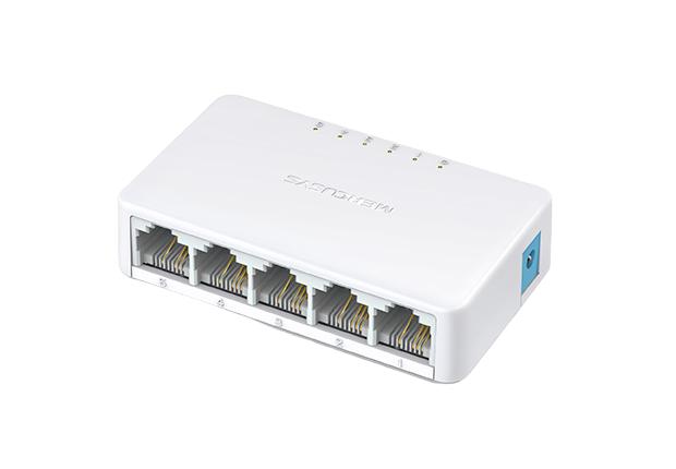 Switch de escritorio de 5 puertos 10 / 100Mbps