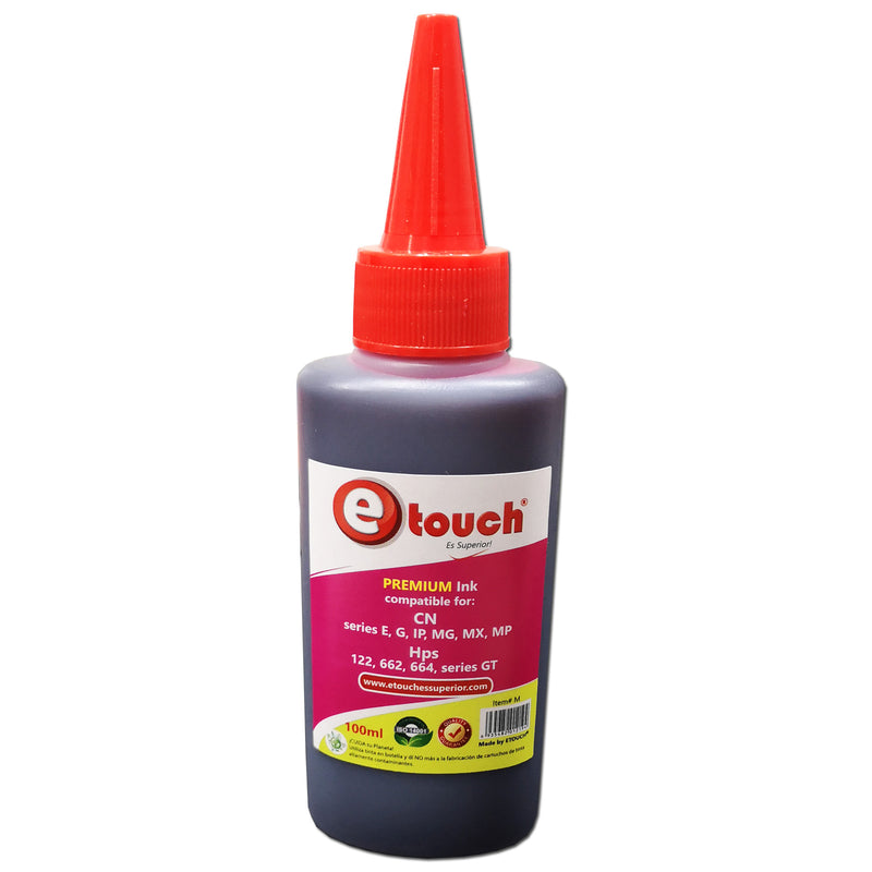 TINTA 100 ML UNIVERSAL CANON / HP MAGENTA ETOUCH