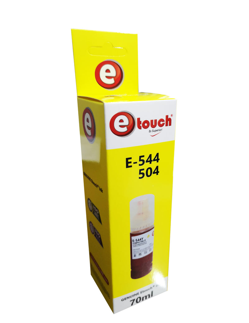 TINTA P/IMPRESORA EPSON ECOTANK 502 - 544 - 504 GENUINA ETOUCH® AMARILLA